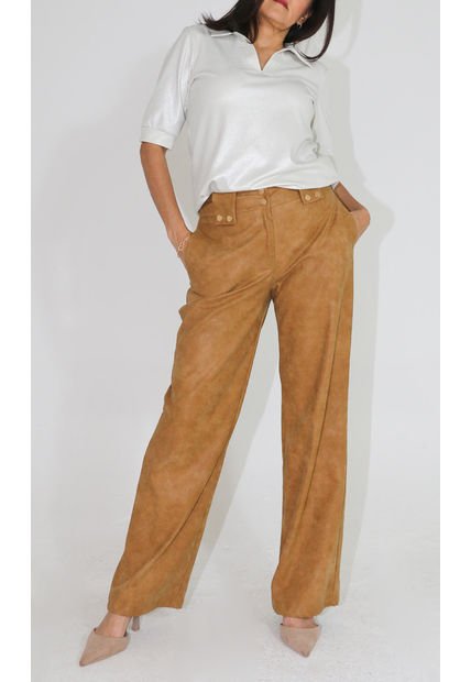 Pantalon Para Mujer Taupe Marca L&H
