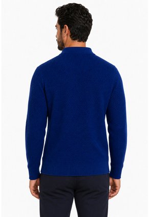 Saco Para Hombre Manga Larga Azul Marca L&H Ref. 4E133026