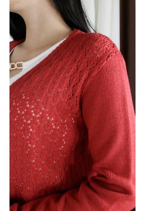 Saco Para Mujer Terracota Marca L&H