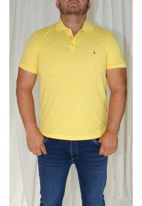 Polo Para Hombre Amarillo Marca L&H