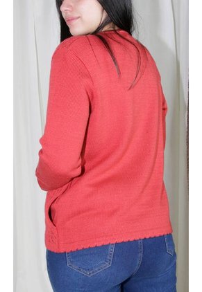 Saco Para Mujer Terracota Marca L&H