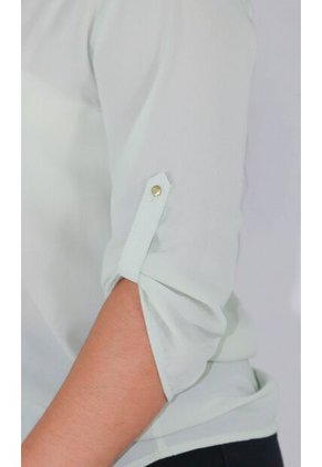 Blusa Para Mujer Manga 3/4 Verde Marca L&H Ref. 1F412457