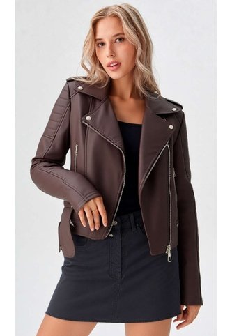 Chaqueta Para Mujer Cafe Marca L&H Ref. 6N408016 L&H