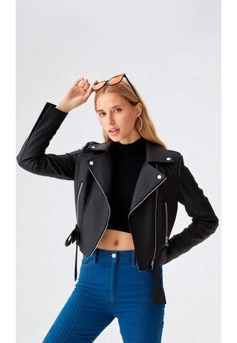 Chaqueta Para Mujer Negro Marca L&H Ref. 6N408016 L&H