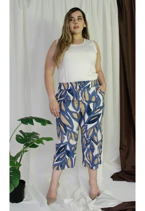 Capri Para Mujer. Azul Marca L&H