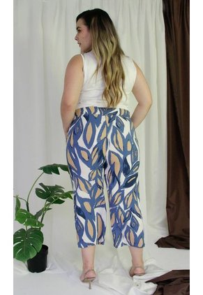 Capri Para Mujer. Azul Marca L&H