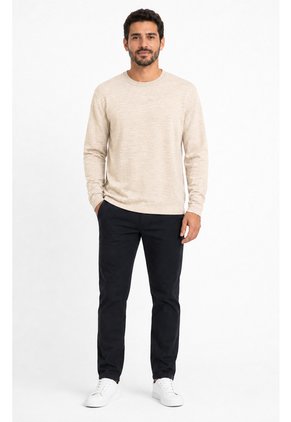 Saco Para Hombre Manga Larga Beige Marca L&H Ref. 4E133025