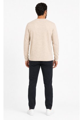 Saco Para Hombre Manga Larga Beige Marca L&H Ref. 4E133025