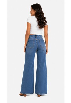 Jean Para Mujer  Azul Marca L&H Ref. 4Bd407001