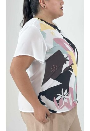 Blusa Para Mujer. Manga Corta Verde Marca L&H