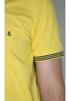 Polo Para Hombre Amarillo Marca L&H