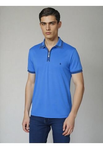 Polo Para Hombre Azul Marca L&H L&H