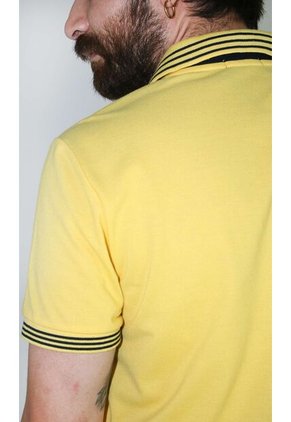 Polo Para Hombre Amarillo Marca L&H