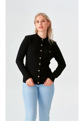 Saco Para Mujer Negro Marca L&H Ref. 4E433040