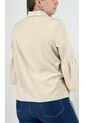 Blusa Para Mujer Manga 3/4 Beige Marca L&H de L&H