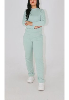 Sudadera Para Mujer Verde Marca L&H Ref. 4K405009