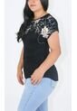 Camiseta Para Mujer Manga Corta Negro Marca L&H Ref. 5G409234 de L&H