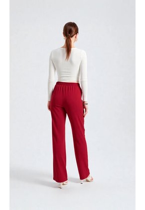 Pantalon Para Mujer Rojo Marca L&H Ref. 1F407251