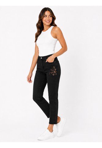 Jean Para Mujer  Negro Marca L&H Ref. 3K407045 L&H