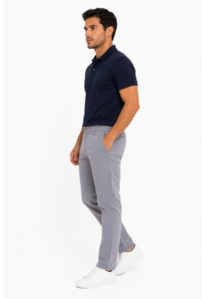 Pantalon Para Hombre  Gris Claro Marca L&H Ref. 2L107001