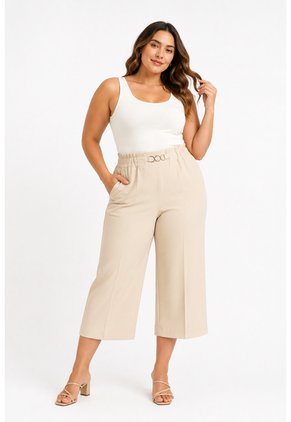 Capri Para Mujer.  Beige Marca L&H Ref. 2J626026