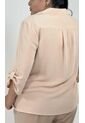 Blusa Para Mujer. Manga 3/4 Beige Marca L&H de L&H