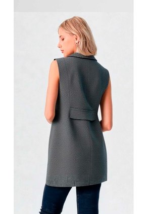 Chaleco Para Mujer Gris Claro Marca L&H Ref. 4V425038