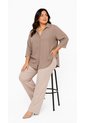 Bluson Para Mujer. Manga 3/4 Taupe Marca L&H Ref. 2J624003 de L&H