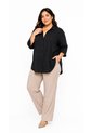 Bluson Para Mujer. Manga 3/4 Negro Marca L&H Ref. 2J624003 de L&H