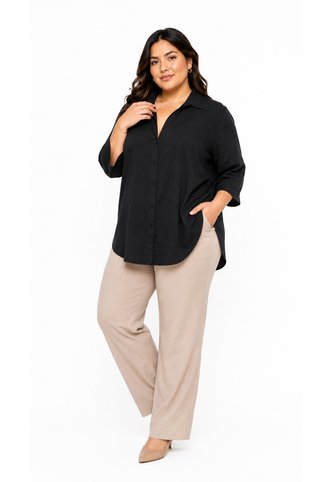 Bluson Para Mujer. Manga 3/4 Negro Marca L&H Ref. 2J624003 L&H