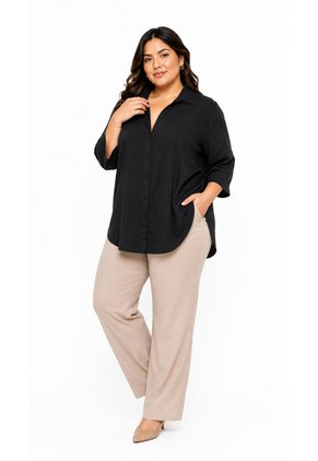 Bluson Para Mujer. Manga 3/4 Negro Marca L&H Ref. 2J624003