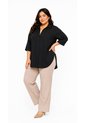 Bluson Para Mujer. Manga 3/4 Negro Marca L&H Ref. 2J624003 de L&H