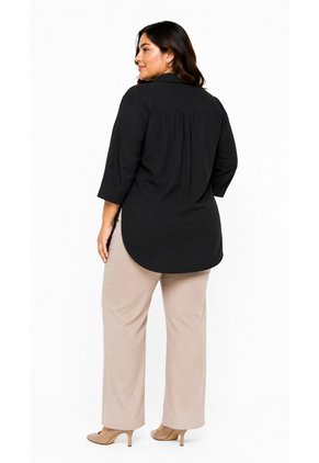Bluson Para Mujer. Manga 3/4 Negro Marca L&H Ref. 2J624003