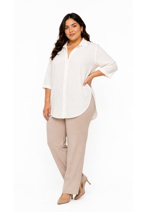 Bluson Para Mujer. Manga 3/4 Crudo Marca L&H Ref. 2J624003