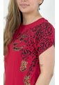 Camiseta Para Mujer Manga Corta Rojo Marca L&H de L&H