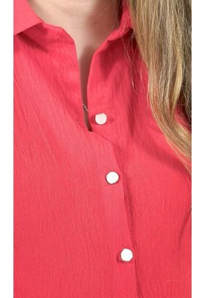 Blusa Para Mujer Manga Corta Rojo Marca L&H