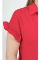 Blusa Para Mujer Manga Corta Rojo Marca L&H de L&H