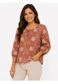 Blusa Para Mujer. Manga 3/4 Rosado Marca L&H Ref. 2J612090 de L&H