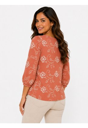 Blusa Para Mujer. Manga 3/4 Rosado Marca L&H Ref. 2J612090