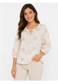 Blusa Para Mujer. Manga 3/4 Crudo Marca L&H Ref. 2J612090 de L&H