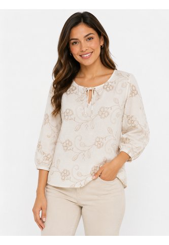 Blusa Para Mujer. Manga 3/4 Crudo Marca L&H Ref. 2J612090 L&H