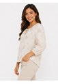 Blusa Para Mujer. Manga 3/4 Crudo Marca L&H Ref. 2J612090 de L&H