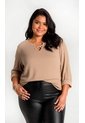 Camiseta Para Mujer. Manga 3/4 Beige Marca L&H Ref. 1F609188 de L&H