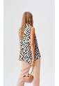 Blusa Para Mujer Manga Sisa Negro Marca L&H Ref. 1F412716 de L&H