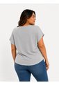 Camiseta Para Mujer.  Gris Claro Marca L&H Ref. 2J609106 de L&H