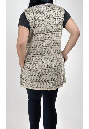 Chaleco Para Mujer. Beige Marca L&H