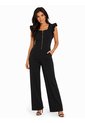 Enterizo Para Mujer Manga Sisa Negro Marca L&H Ref. 2J432039 de L&H