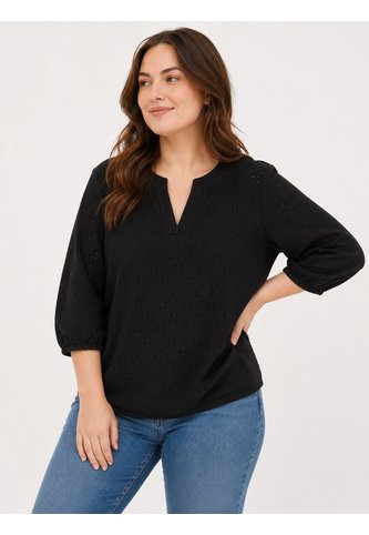 Camiseta Para Mujer. Manga 3/4 Negro Marca L&H Ref. 2J609098 L&H