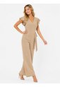 Enterizo Para Mujer Manga Corta Beige Marca L&H Ref. 2J432040 de L&H