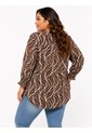 Camiseta Para Mujer. Manga 3/4 Cafe Marca L&H Ref. 2J609102 de L&H